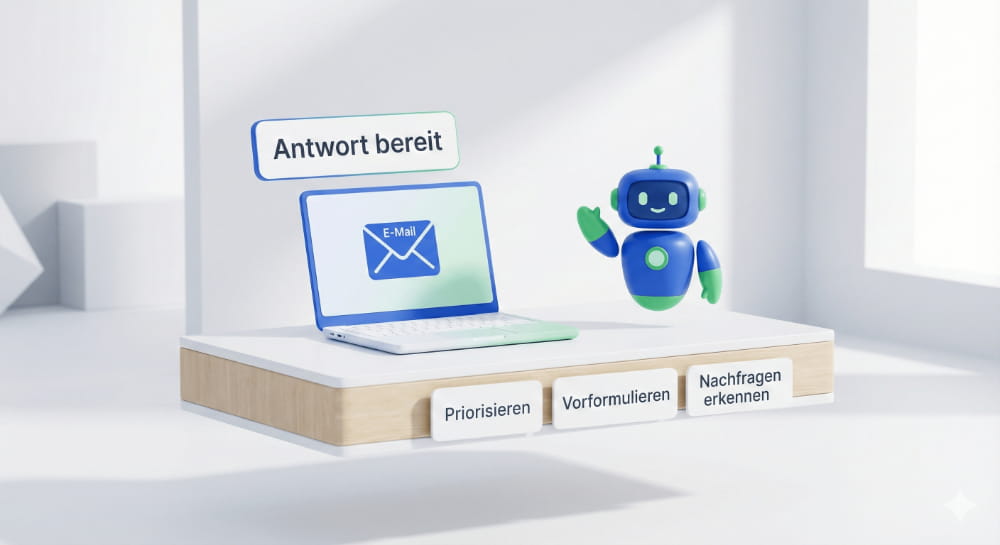 PraxisPlus KI-Assistent – Automatisierte E-Mail-Beantwortung und digitale Rezeption für Arztpraxen