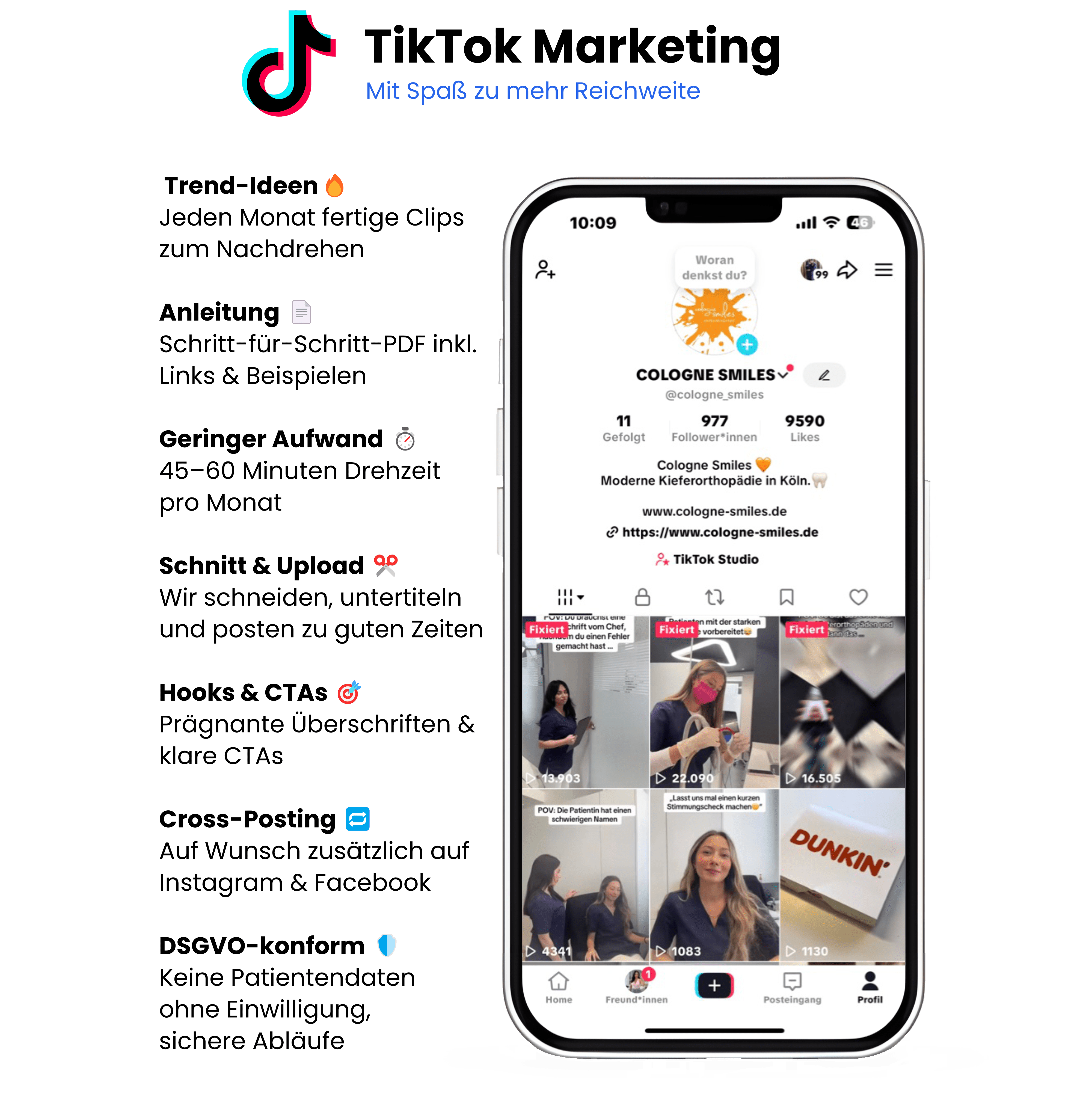 PraxisPlus Marketing Portfolio - TikTok Marketing